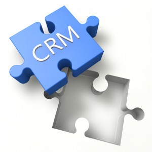 3d Puzzle concept: CRM - Customer Relationship Management